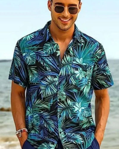 Timothy- Tropisches Strandhemd für Männer