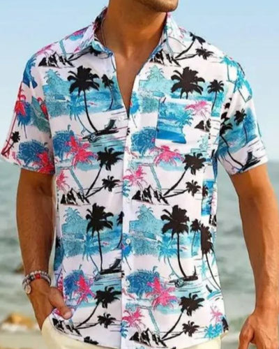 Timothy- Tropisches Strandhemd für Männer