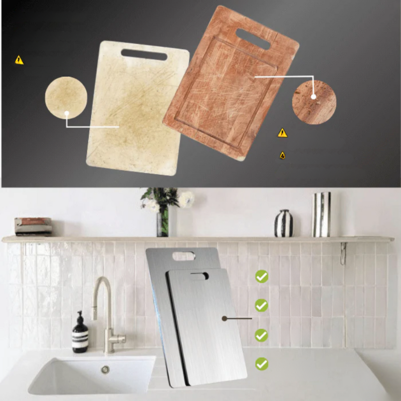 Titan-Schneidebrett mit antibakterieller Oberfläche – kratzfest, hygienisch für die Küche