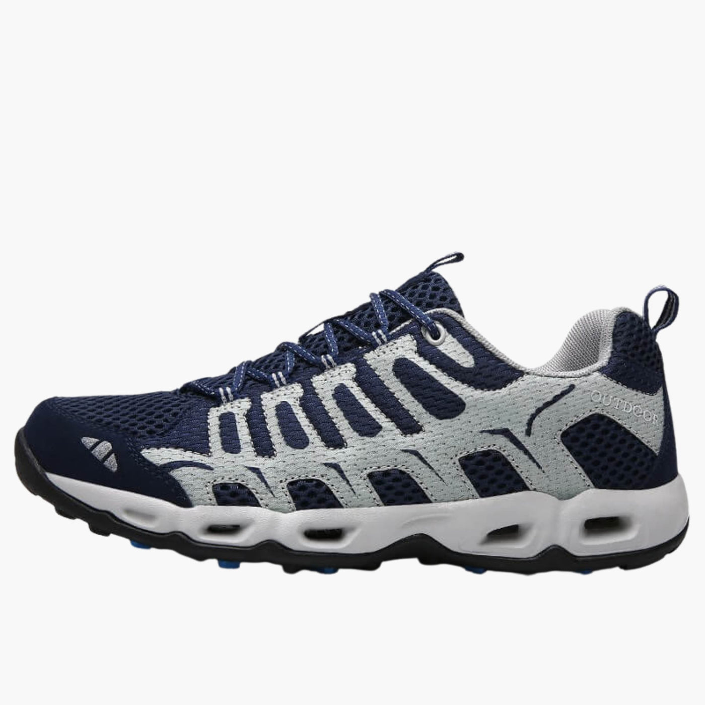 Unisex Trekking-Schuhe mit Schnürverschluss und profilierter Außensohle