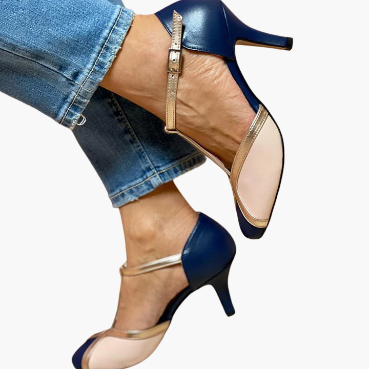 Alessia™ | Bunte High Heels mit T-Strap