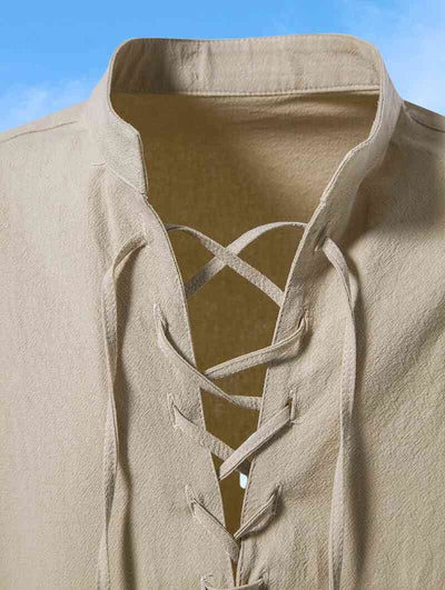 Dave - Lässiges Baumwoll-Leinen Hemd für Herren