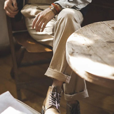 Enzo - Gurkha-Hose mit Faltenfront für Eleganten Look