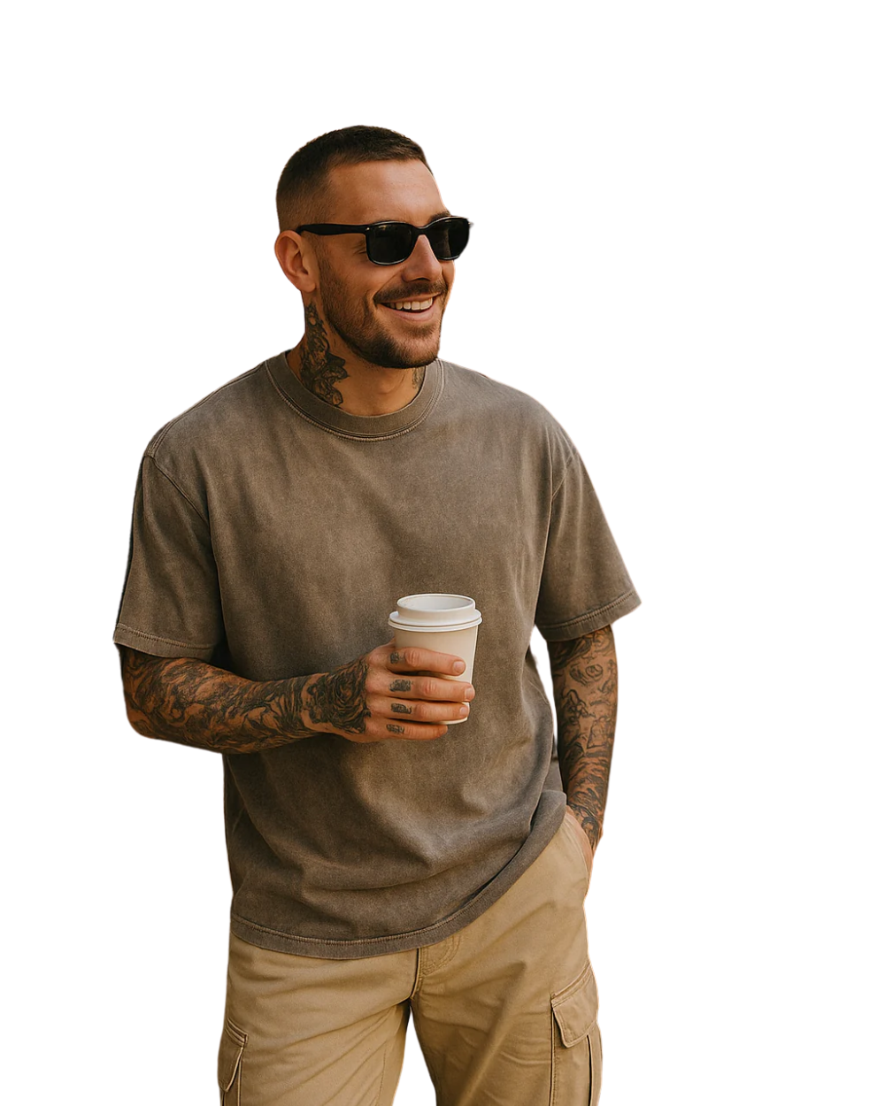 MIRAVO | Oversized Baumwoll-T-Shirt Set – 3er-Pack