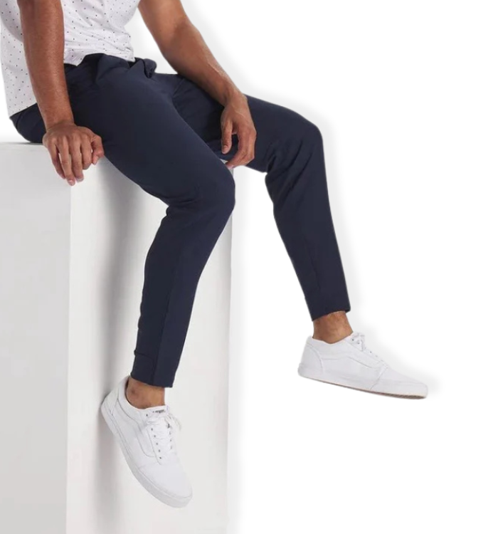 Herren Lässige Kordelzughose | Mit Seitentasche