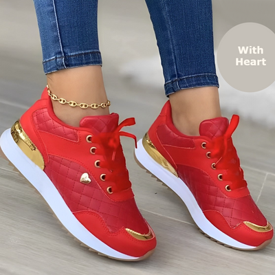 Sneaker aus feinem Leder