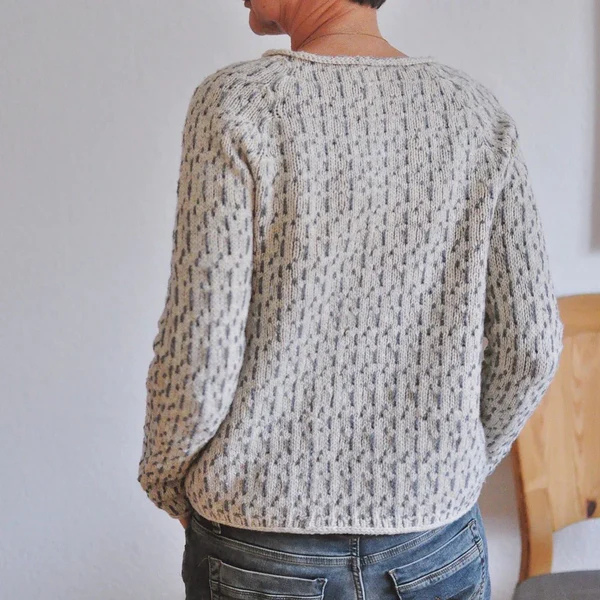 Claudia | Enger Gestrickter Pullover