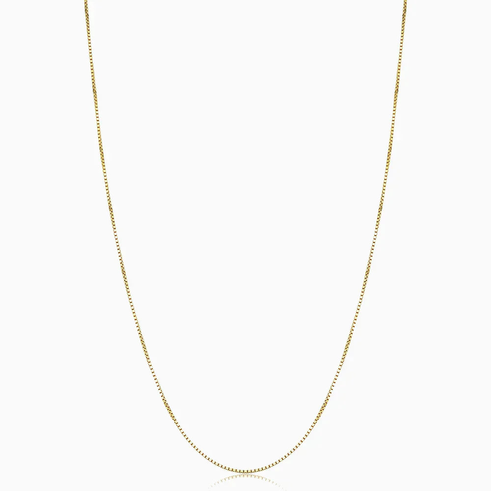 Bodega Box Necklace | Gold