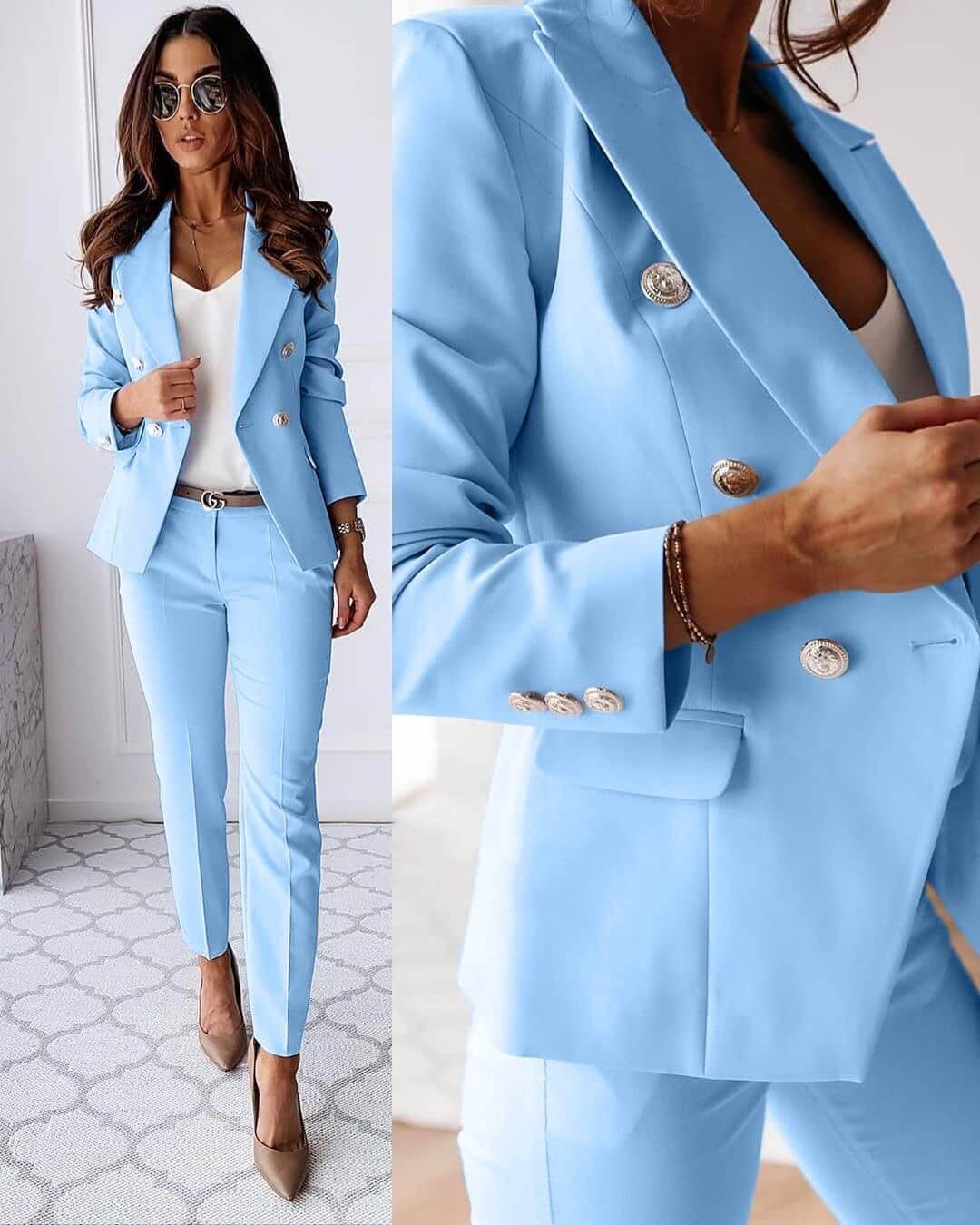 Julia Elegantes Blazer Set für Damen