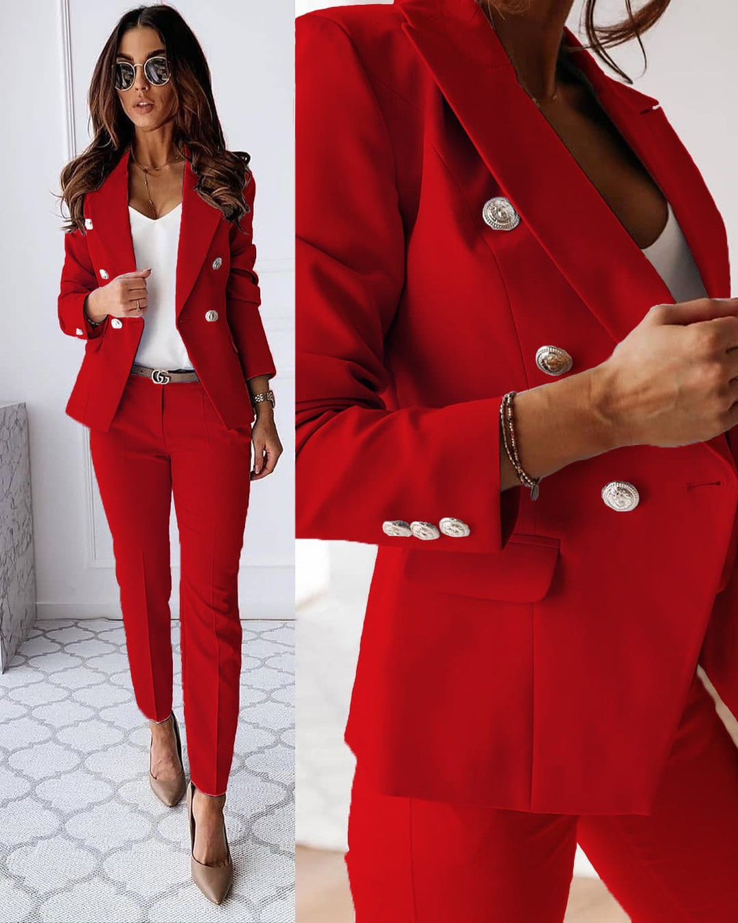 Julia Elegantes Blazer Set für Damen