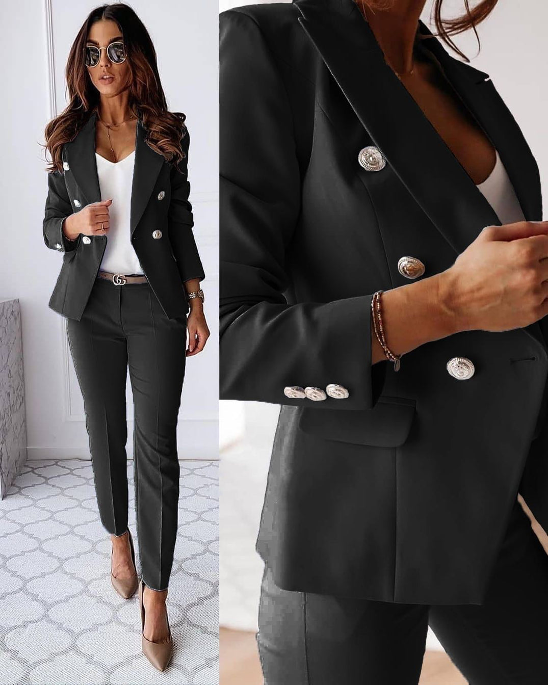 Julia Elegantes Blazer Set für Damen