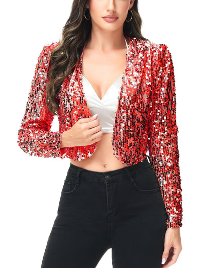 Bedazzled - Bolero-Top mit Pailletten