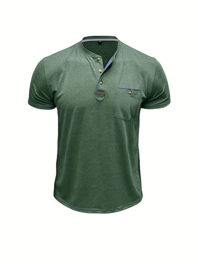 Lässiges T-Shirt mit Brusttasche