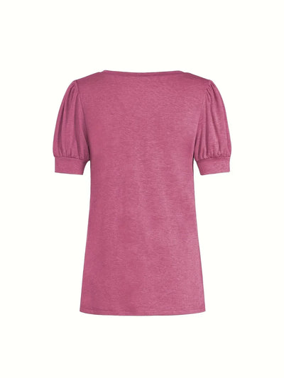 Kizzy – Atmungsaktives T-Hemd Mit Blütenblättern An Den Ärmeln