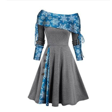 Harriet – Elegantes Ein-Schulter-Kleid mit langen Ärmeln für Damen