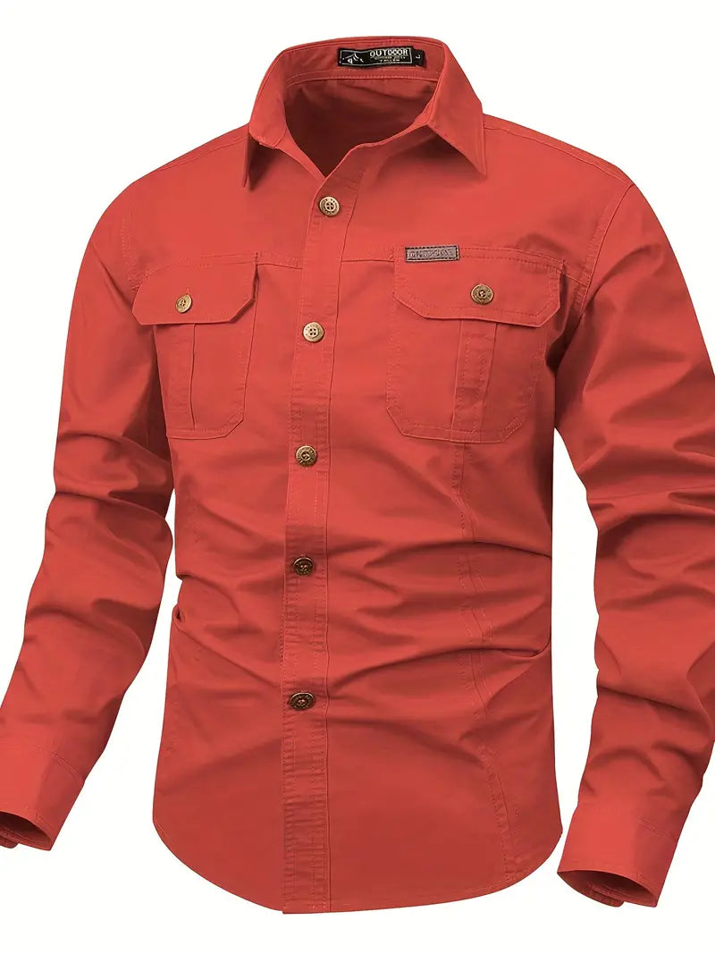 Umberto - Langarmshirt aus Baumwolle für Herren