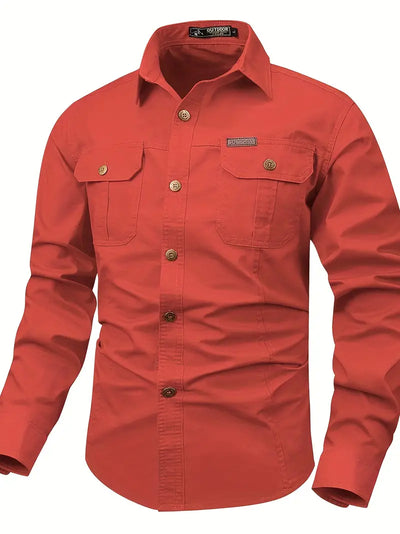 Umberto - Langarmshirt aus Baumwolle für Herren