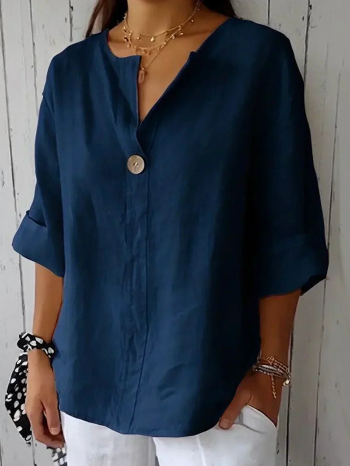 Lara | Stylische Bluse mit V-Ausschnitt