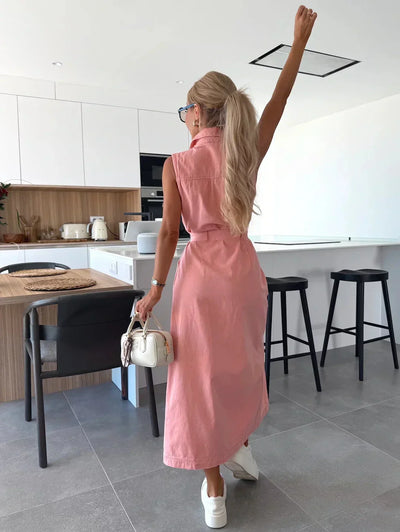 Isabelle | Maxi-Jeanskleid