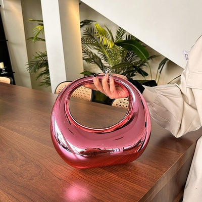 Elizabeth – Acryl Handtasche Mond Dinner Tasche Umhängetasche