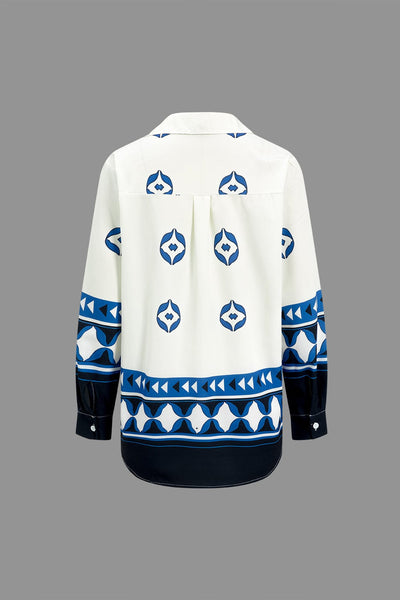 Zahara | Boho-Zweiteiler mit Bluse & Weitbein-Hose