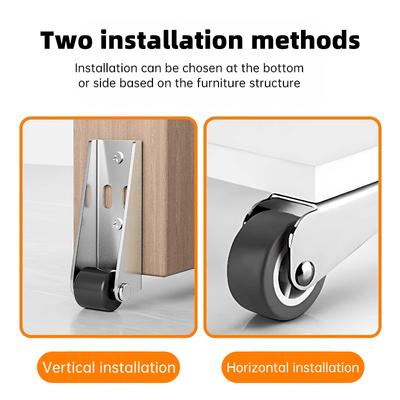 1+1 GRATIS | SqueakSafe™ - Drehbare Türrolle mit langem Halter