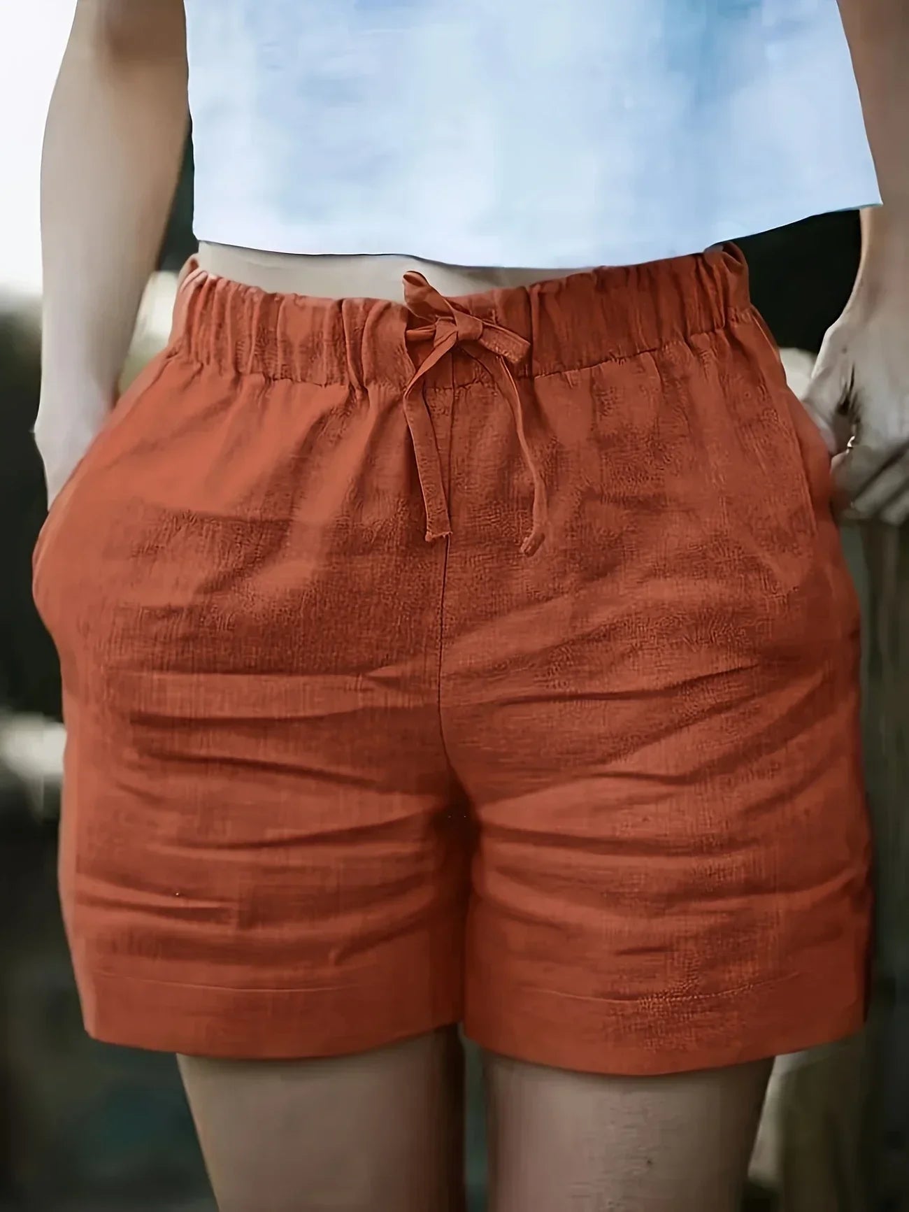 Niamh – Lässige Sommer Shorts Mit Tasche