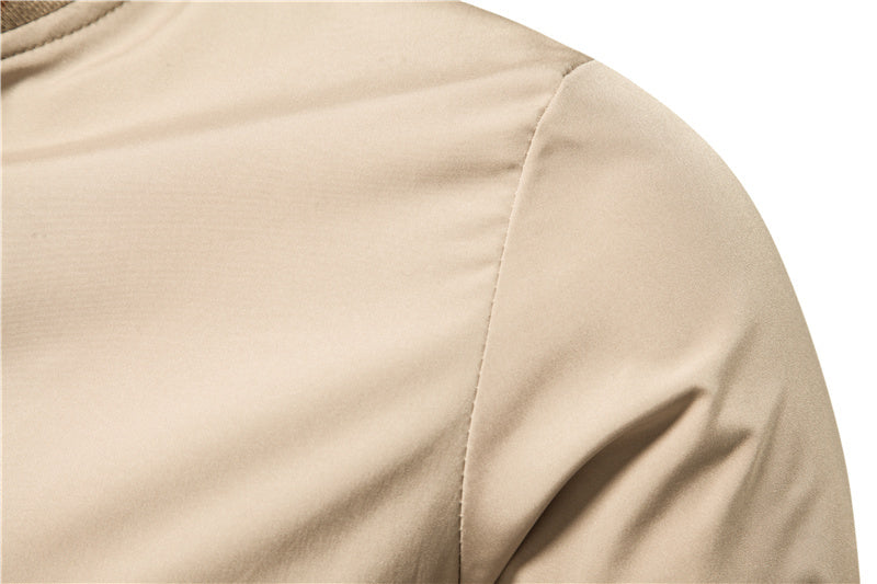 Herren Bomberjacke Casual Sport Streetwear – Stylische Übergangsjacke mit Streifendetails