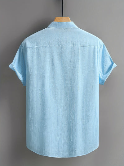 Tejada - Lässiges Baumwollhemd Mit Tasche