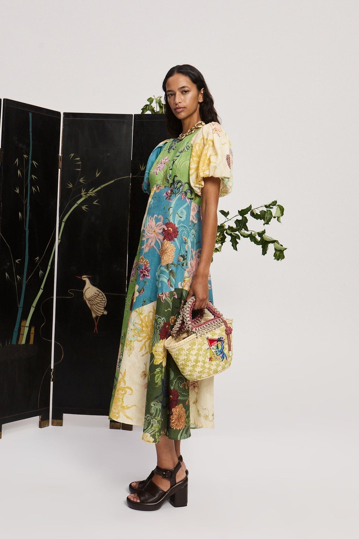 Maileen – Avery Midi Kleid mit Spleißung