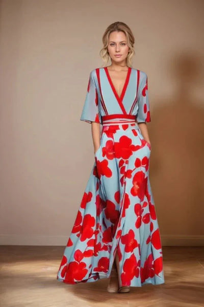 Alissa | Italienische Kleid | Maxi