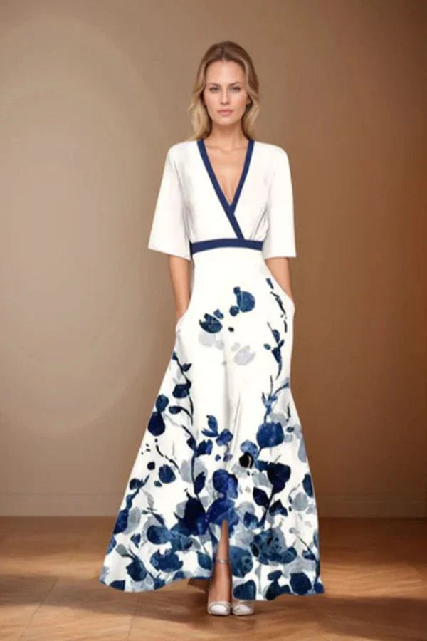 Alissa | Italienische Kleid | Maxi