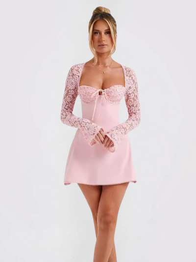 ANASTASIA  | Kurzes Spitzenkleid Elegant