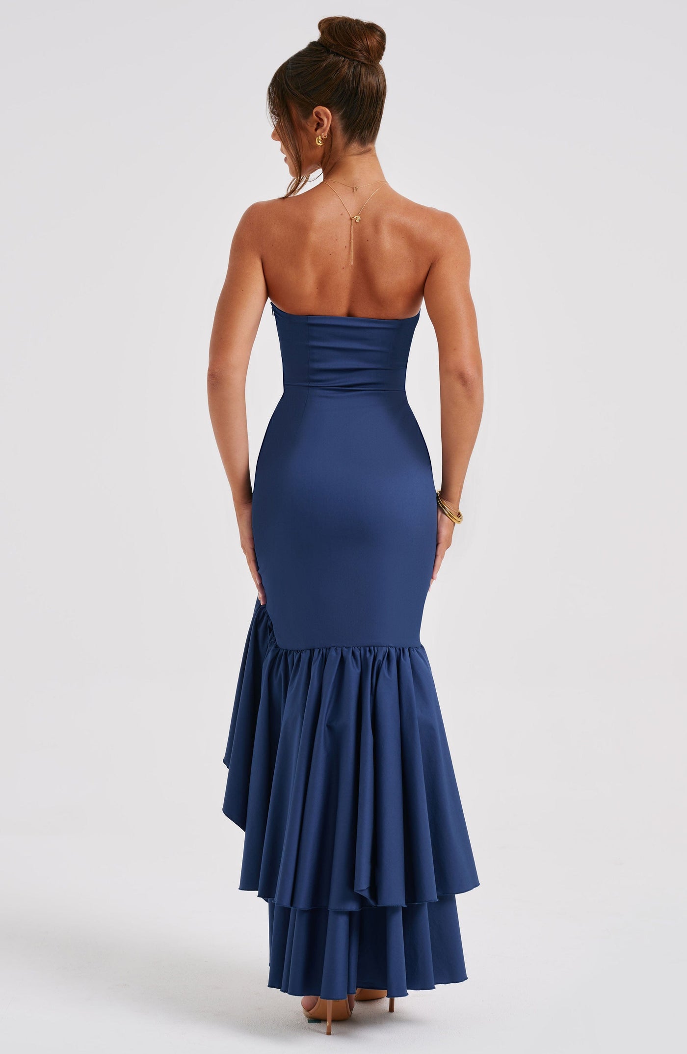 Angelina Maxi Dress - Navy Blue