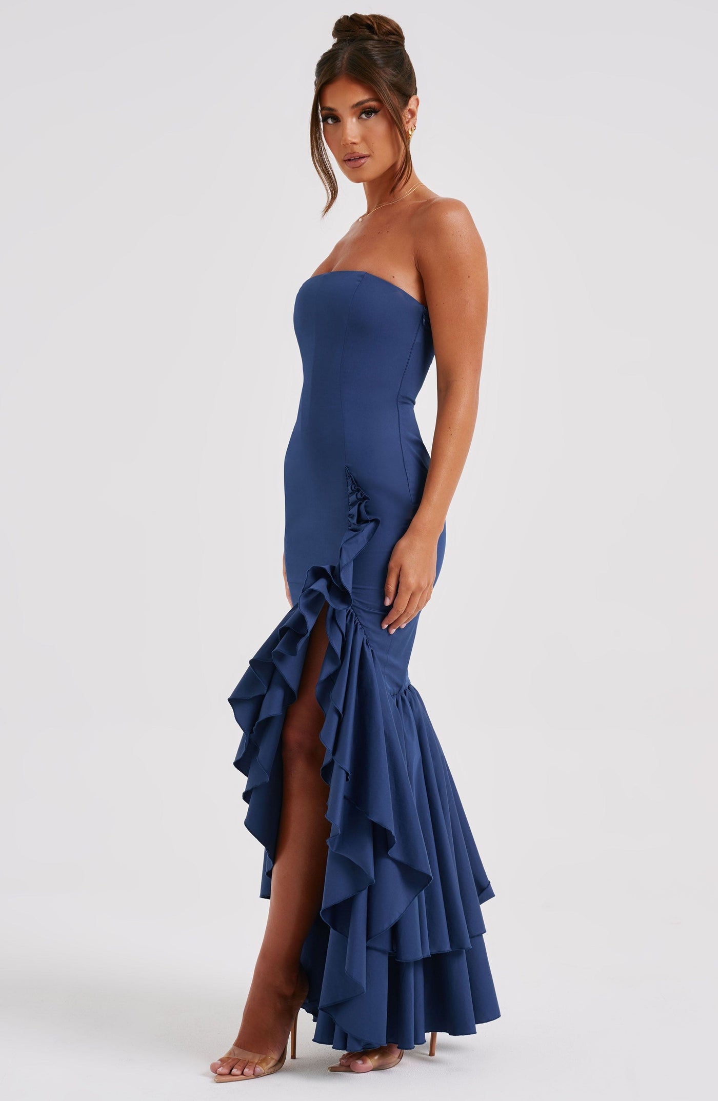 Angelina Maxi Dress - Navy Blue