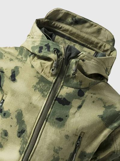 MIRAVO | Armee-Pullover mit Hohem Kragen