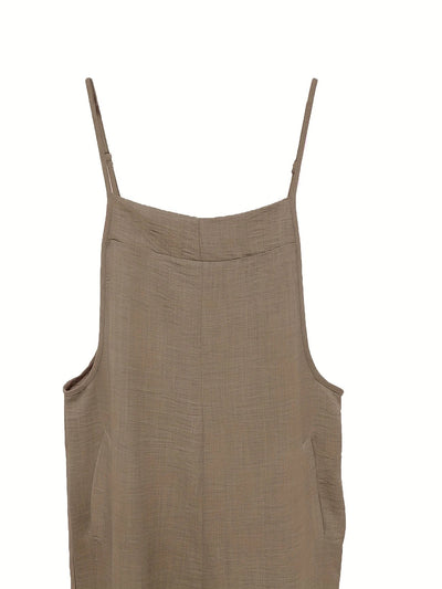 Annia – Lässige Latzhose Mit Weiten Beinen Und Taschen