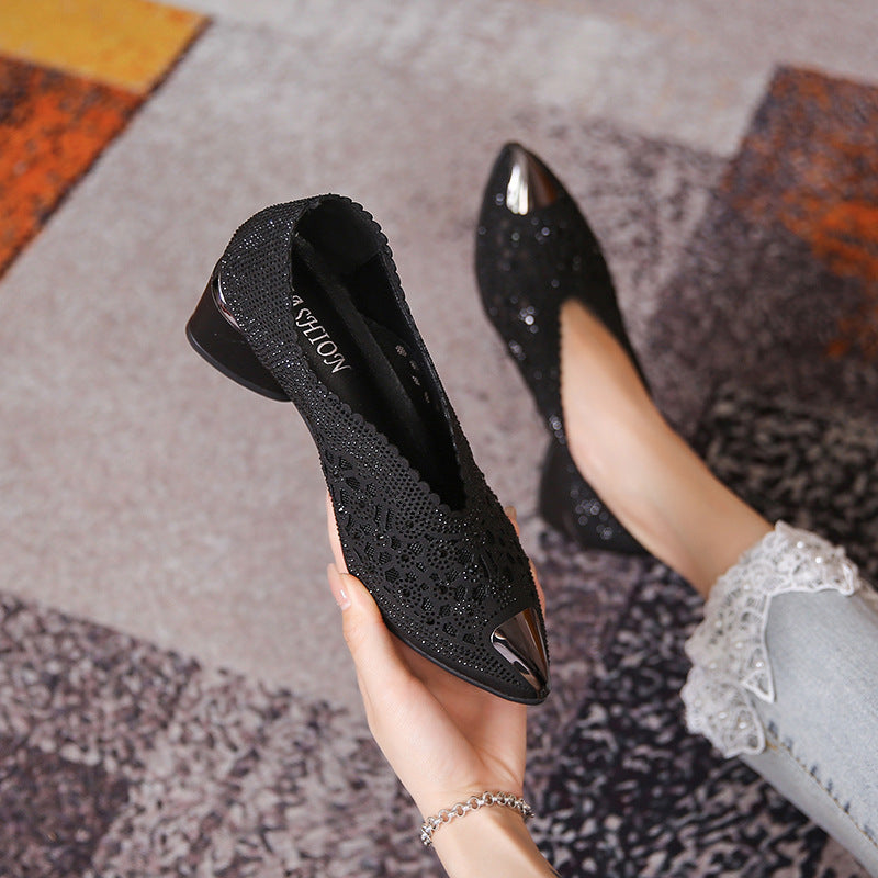 Jennifer – Hohle Netz Hot Drilling Pumps für Damen