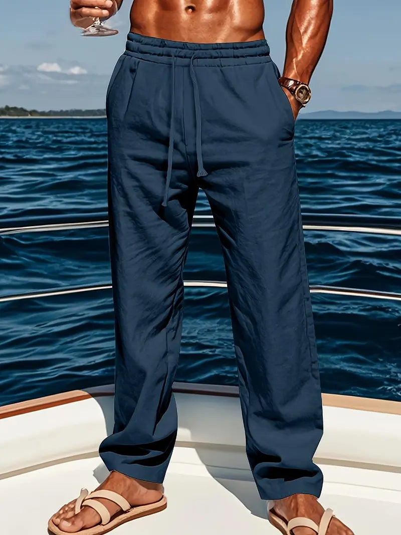 Babaev - Stilvolle Leinen Hosen