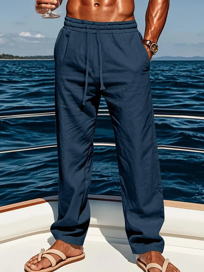 Babaev - Stilvolle Leinen Hosen