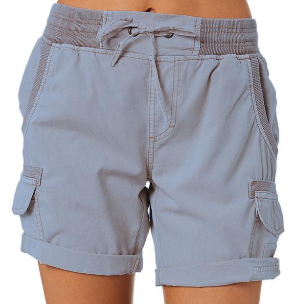 Damen Cargo Shorts Sommer Freizeitmode mit Taschen – Bequeme Outdoor Bermudashorts