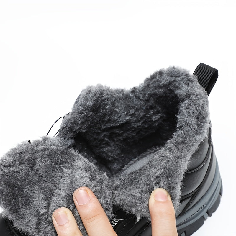 Kurze Trendige Klassische Outdoor Schneestiefel mit Schnallen