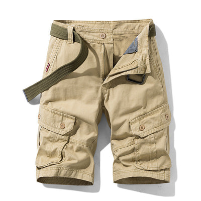 Christian – Schlichte Mehrfachtaschen Cargo-Shorts für Herren