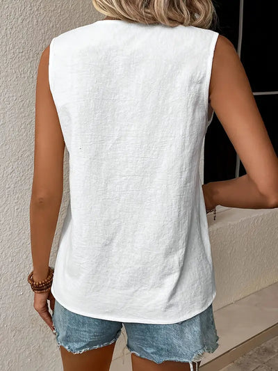 Liljana - Elegantes ärmelloses Hemd