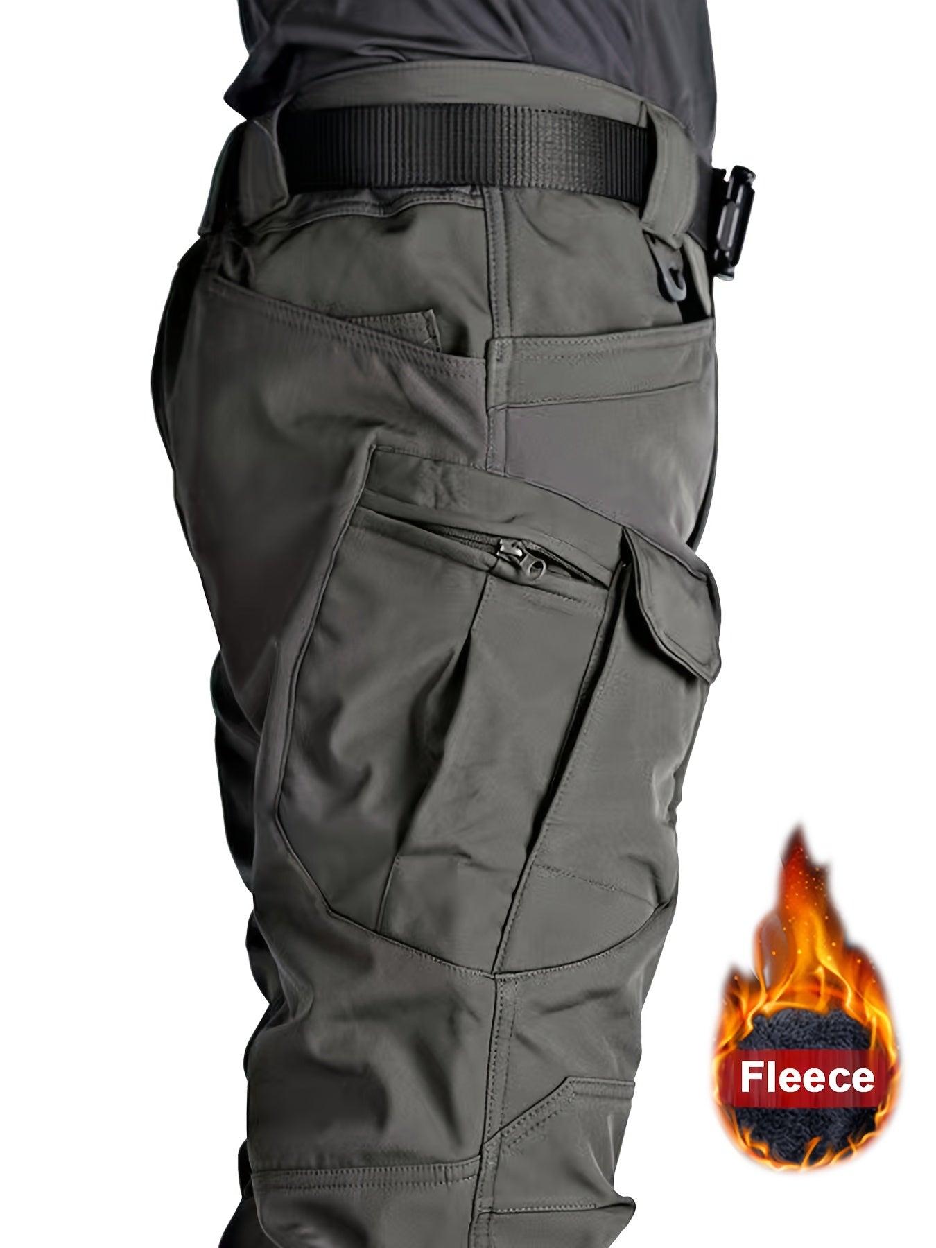 Warme und Dehnbare Taktische Hose mit Fleecefutter