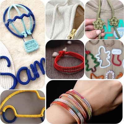 Schnellstrickgerät für Kordeln™ - Gleichmäßiges Stricken leicht gemacht