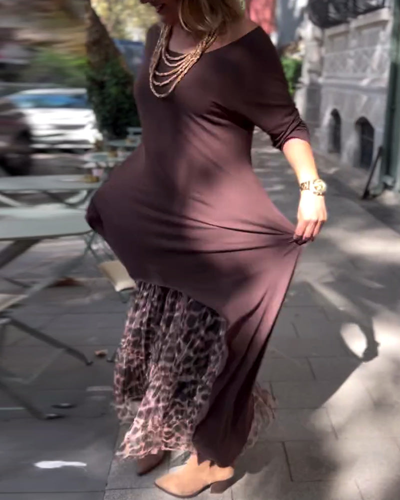 RAFFAELLA | Asymmetrisches Kleid mit langen Ärmeln und Tüll-Effekt-Rock für einen schicken und einzigartigen Look