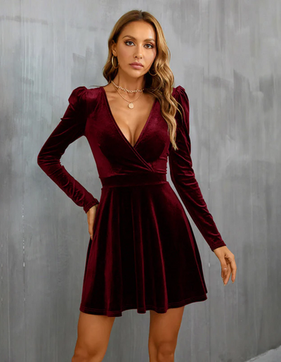 Aden | Ballkleid Langarm | Mini