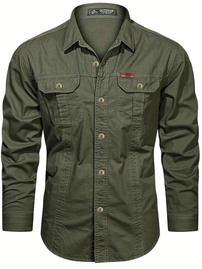 Umberto - Langarmshirt aus Baumwolle für Herren