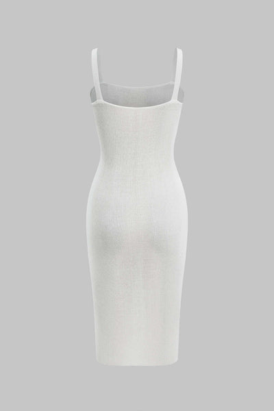 Hannah | Elegantes Strick-Zweiteiler-Set mit figurbetontem Kleid & Cardigan